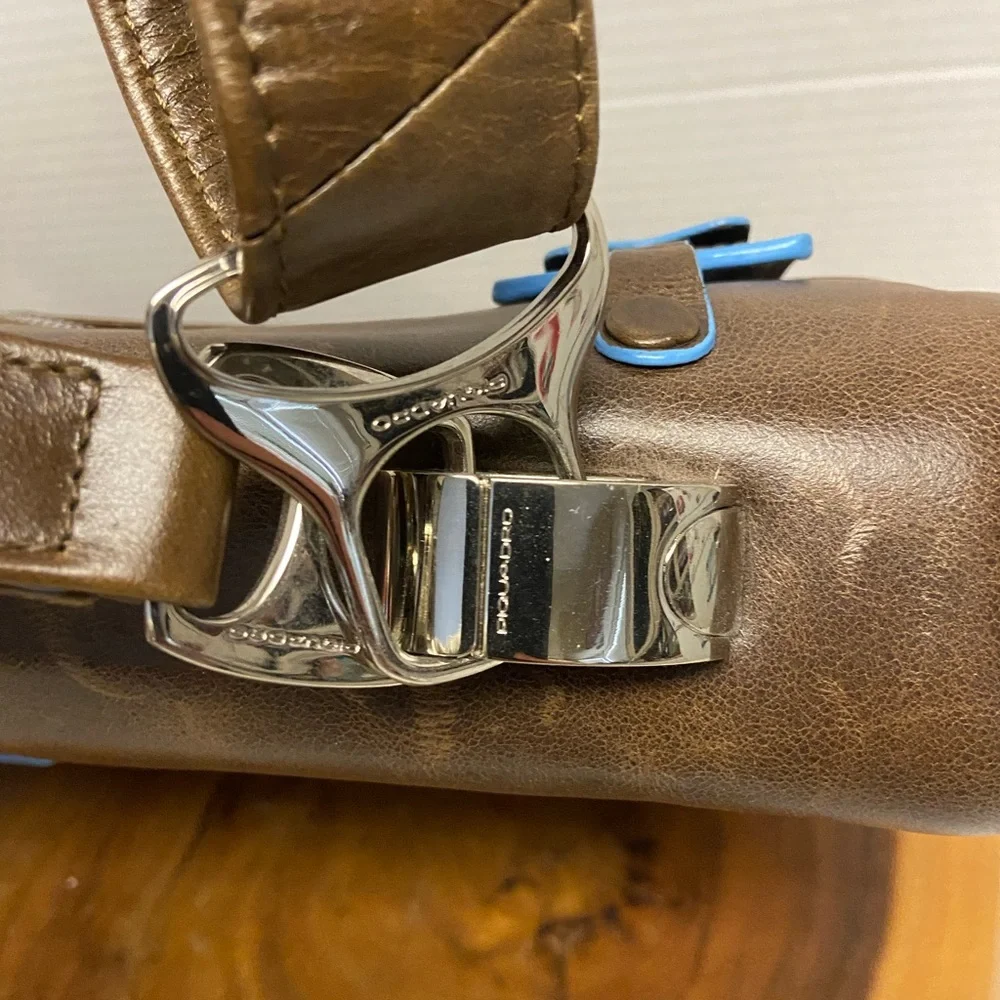 Piquadro Leather Lap Top Bag